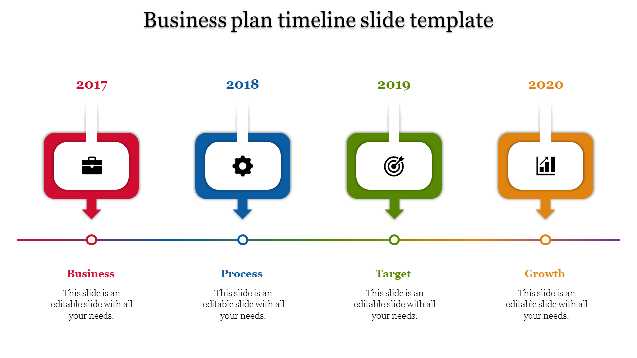timeline slide template-4